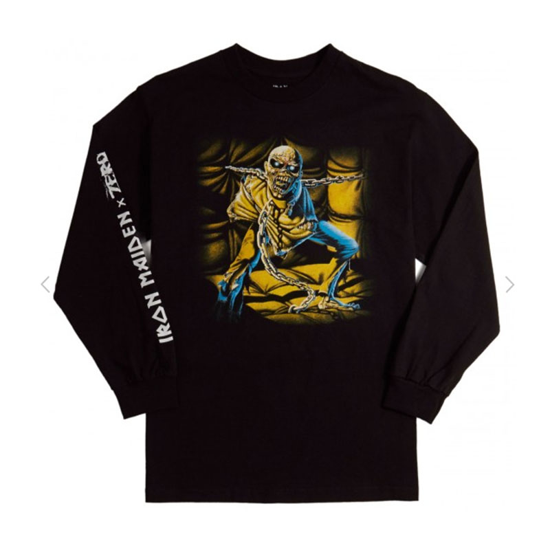 Iron Maiden x Zero Piece Of Mind Long Sleeve Tee Black