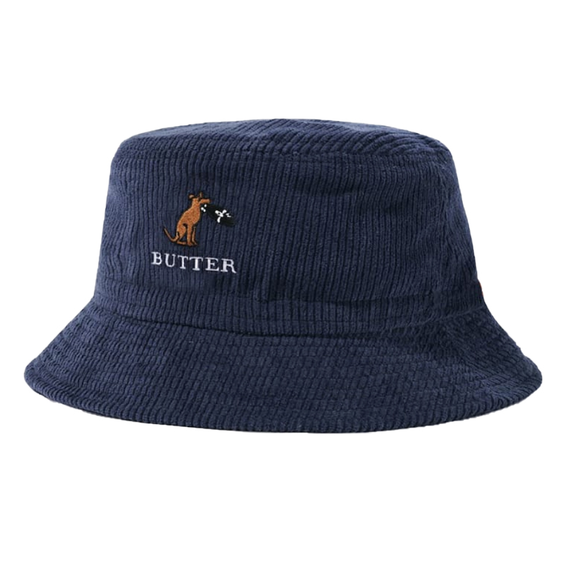 Butter Goods – Digger Corduroy Bucket Hat Indigo – Programme Skate & Sound