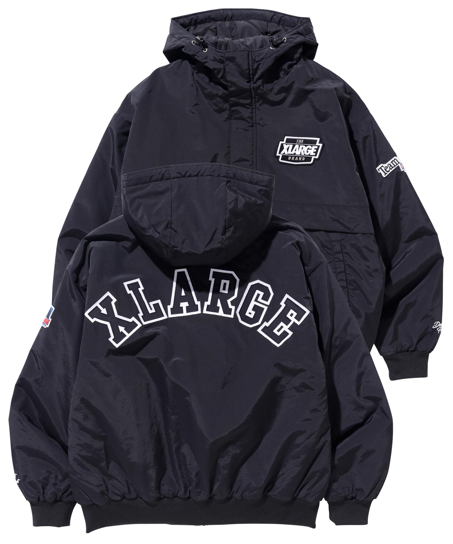 XLarge – Nylon Puffer Jacket Black – Programme Skate & Sound